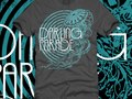 Merch design for nashville band, Darling Parade. Concept based off the cover art of their newest release