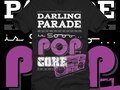 3 color type-based merch design for Darling Parade
