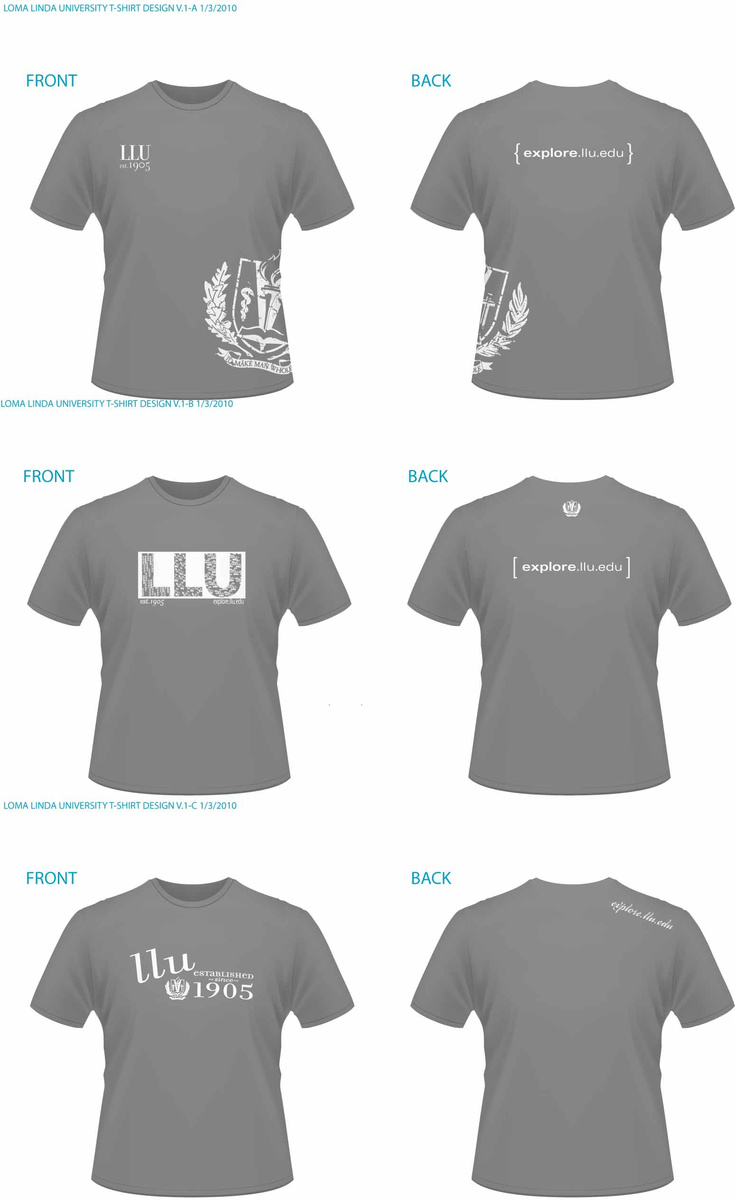 Loma Linda University T-Shirt Design