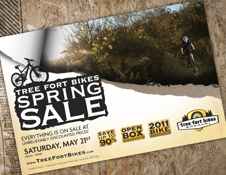 Tree Fort Bikes - Sale Mailer