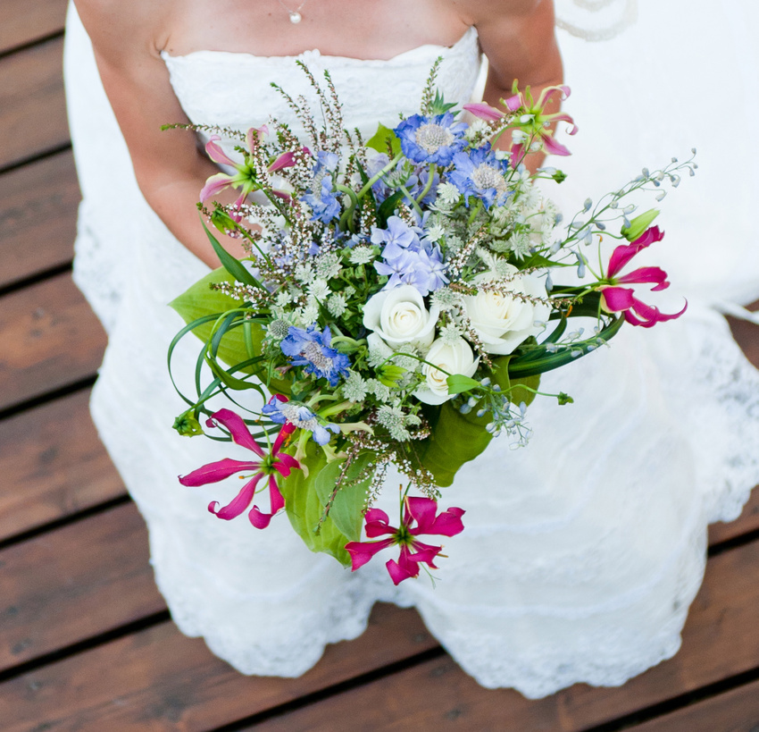 Shabby chic bridal bouquet - Bouquet de mariée 'shabby chic'