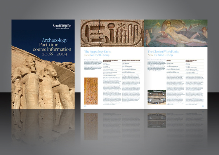 Publication design | University of Southampton, School of Humanities