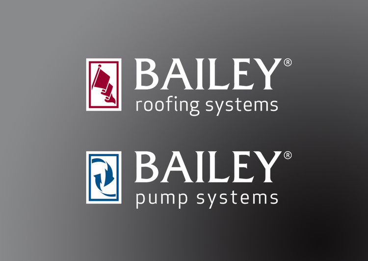 Logo identity | Bailey, roofing & pump systems