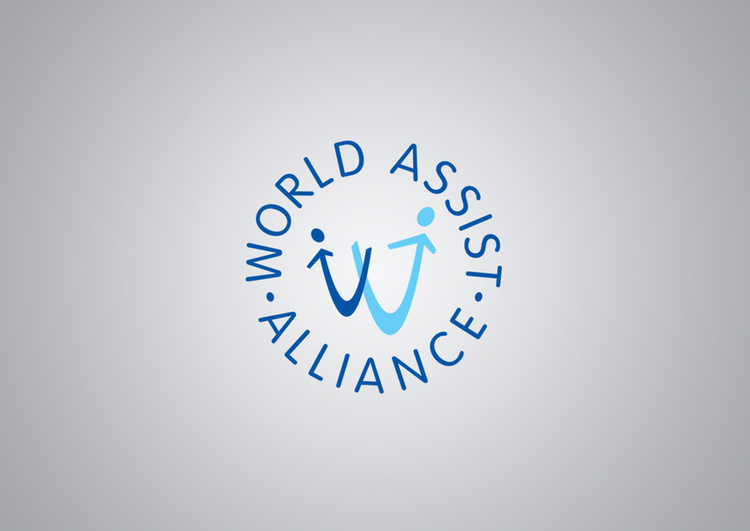 Logo identity | World Assist Alliance, Fittleworth Medical