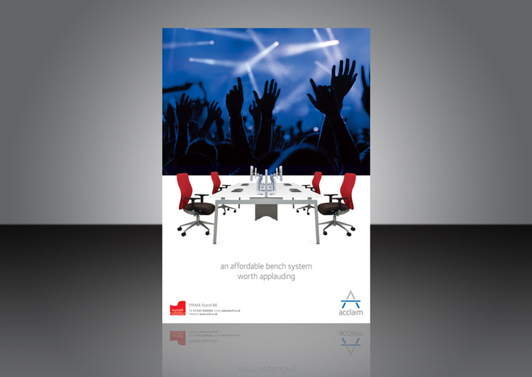Magazine Advertising | Acclaim, office furniture range