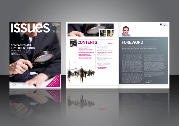 Magazine design | Lloyds TSB Registrars