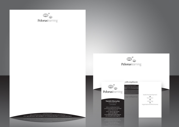 Stationery design | Pelorus Learning, leadership development
