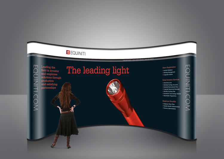 Exhibition display design | Equiniti, share registration, employee benefits & investment services
