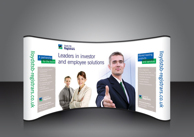 Exhibition display design | Lloyds TSB Registrars