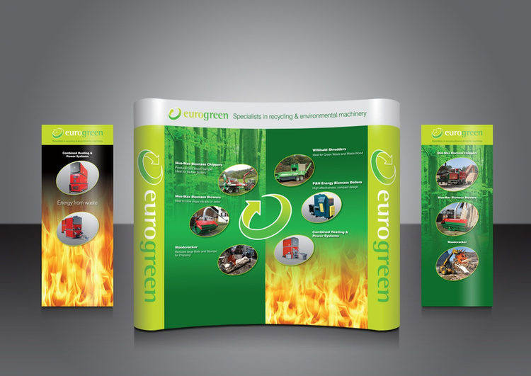 Exhibition display design | Eurogreen, agricultural & recycling machinery