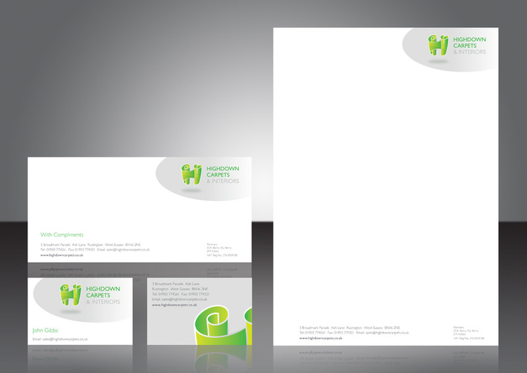 Stationery design | Highdown Carpets & Interiors