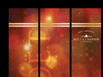 Moet and Chandon Packaging.