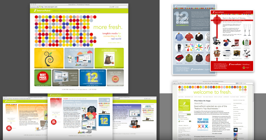 INTERACTIVE | SwervePoint: website, graphic e-mail, blog