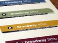 IDENTITY | Broadway Litho: identity and stationery system