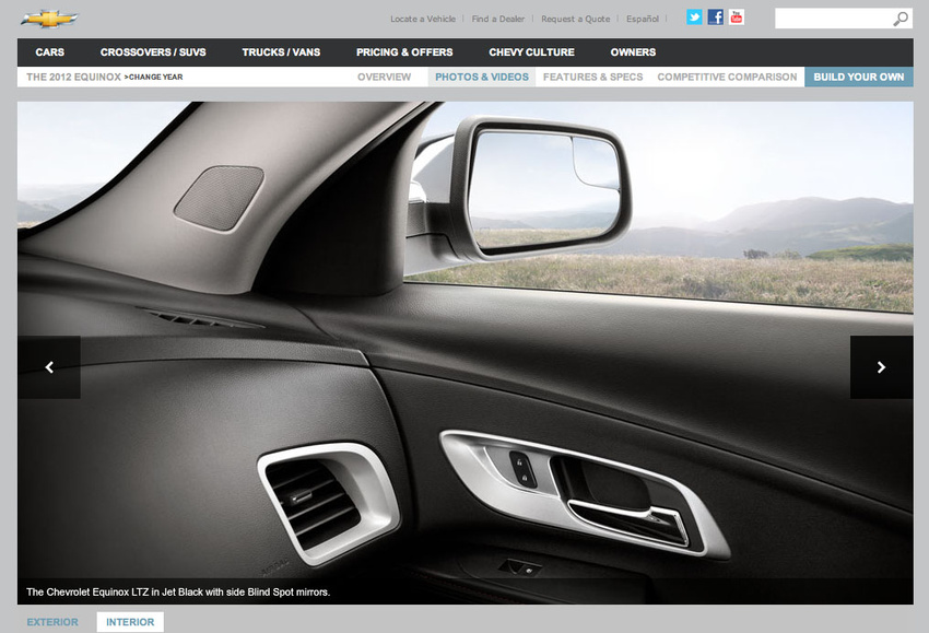 Equinox content from chevy.com