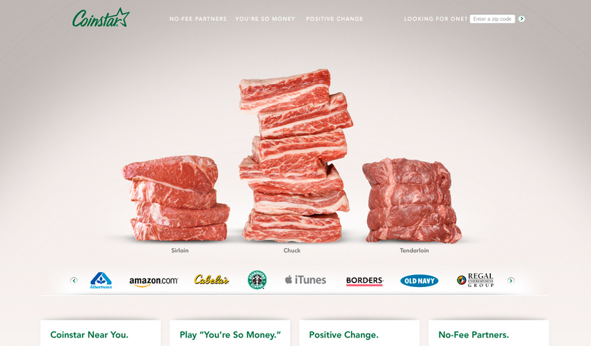 A pile of steaks.