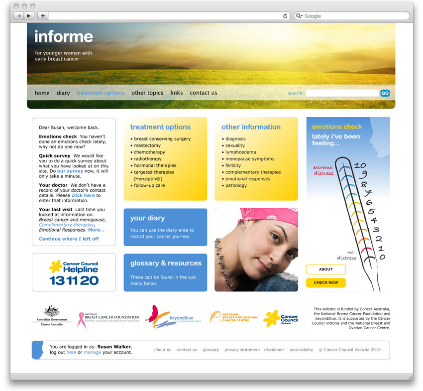 Informe. Art direction and interaction design.