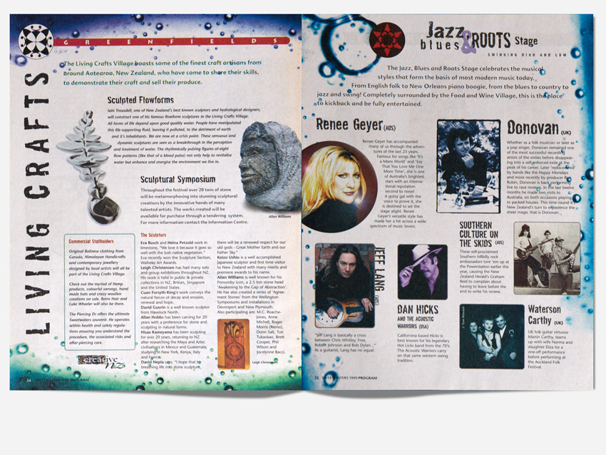 Sweetwaters Muisc Festival Program