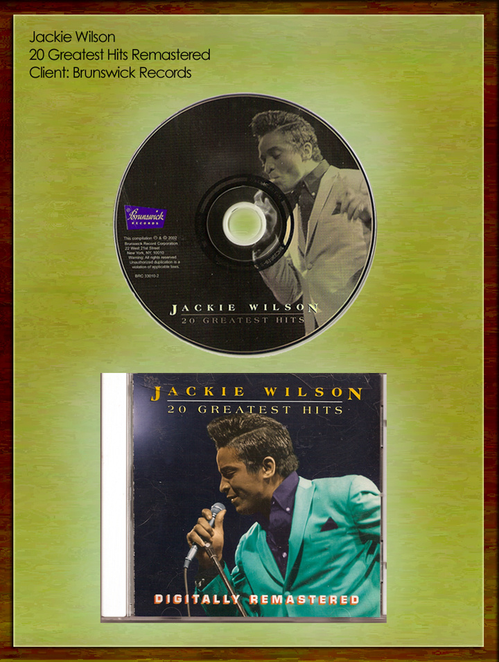 CD Packaging – Jackie Wilson - Brunswick Records