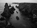Standing where Monet painted this amazing landscape for 10 years. Aiguilles de Port Coton, Belle-Ile en Mer. France.