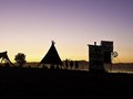 Sunset at the notorious Boom Fest. Idanha Nova, Portugal.