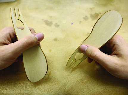 Create Cutlery - steambending spoonfork kit