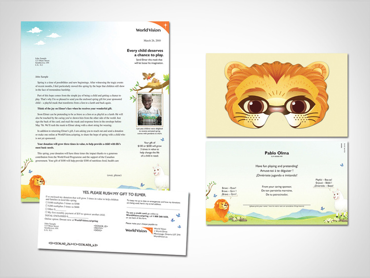 Spring Direct Mail – Letter, Maskcard and Lenticular Mask
