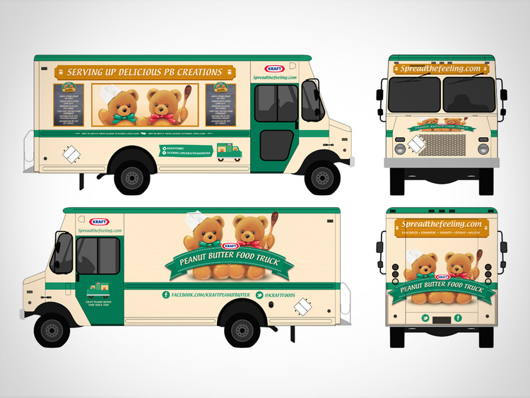 The initial truck design.
