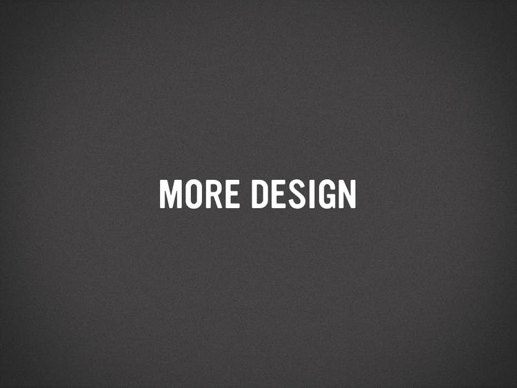 A random sampling of design work.
