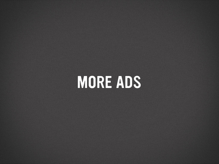 A random sampling of ads.