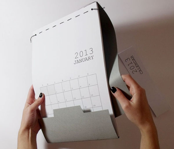 A clean-cut calendar for 2013. Organize your time! See the project here: http://www.behance.net/gallery/Calendar-2013/6053365