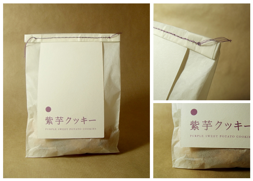 Beni Imo Cookies for Roooots – Setouchi Specialty Products Redesign Project 2013. http://www.loftwork.com/portfolios/eriliougkou