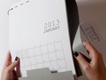 A clean-cut calendar for 2013. Organize your time! See the project here: http://www.behance.net/gallery/Calendar-2013/6053365