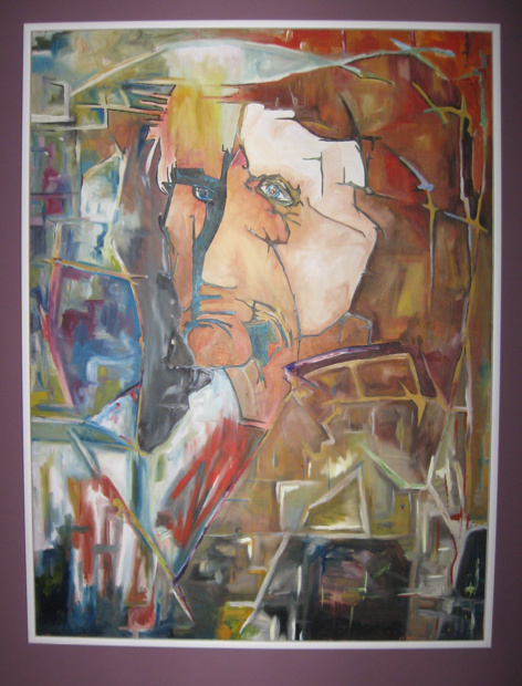 Title: Knowledge, Artist: Damian O'Beirne, Medium: Oil on canvas, PRICE €890
