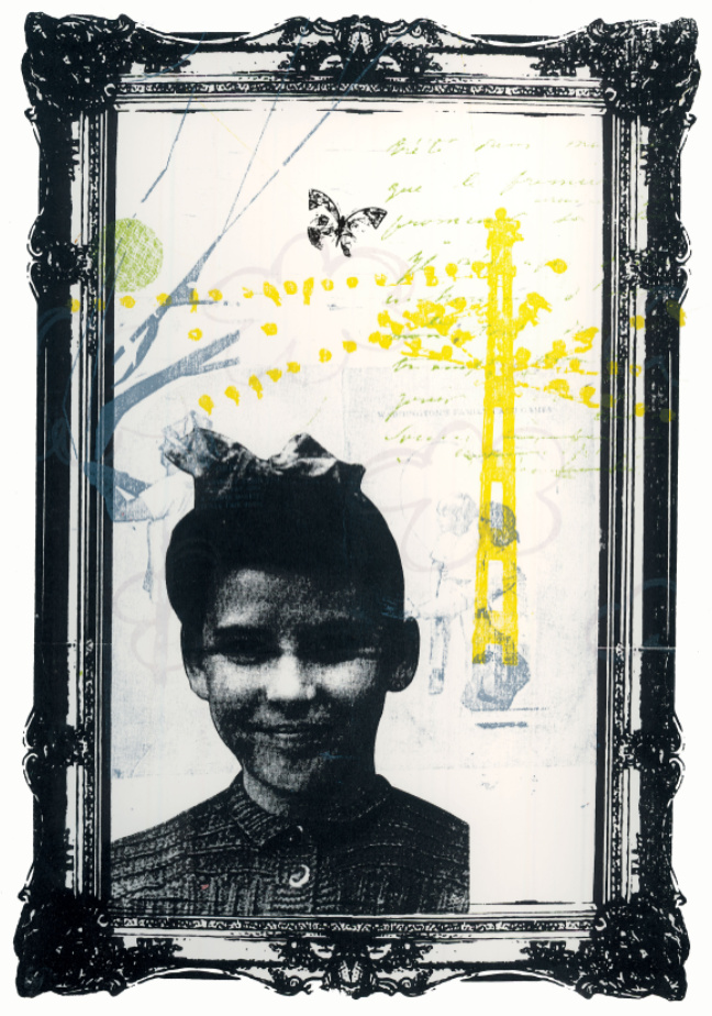 Title: A History Of Me, Artist: Oriana Corbett,  Medium: Screenprint, PRICE €300 (SOLD)