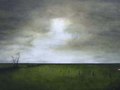 Title: The Brontosaurus finally dead..., Artist: Kevin O'Keeffe, Medium: Oil and Gold Leaf on Board, PRICE €675 (SOLD)