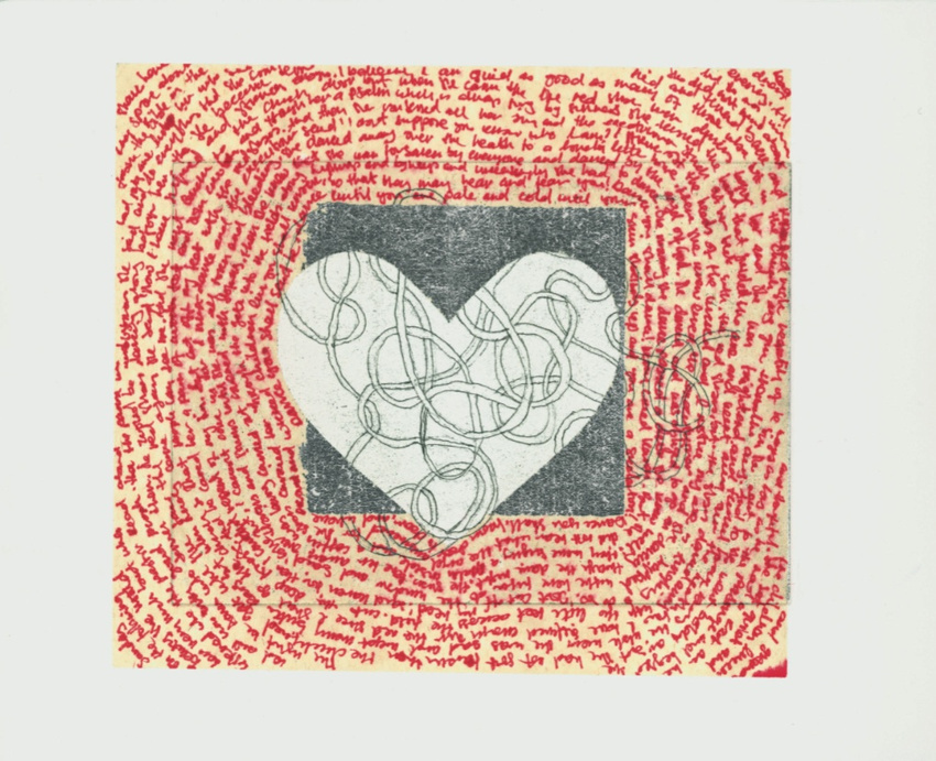 Title: Heart, Artist: Denise Judge, Medium: Screenprint (Set or 3)