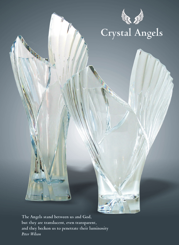 Title: Crystal Angels, Artist: Marcus Notley, Medium: Crystal