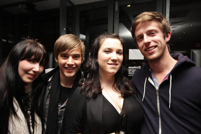 Sarah Murphy (Filmbase) (2nd right) & Tom Lawlor (Fringe Festival) (right)