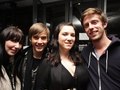 Sarah Murphy (Filmbase) (2nd right) & Tom Lawlor (Fringe Festival) (right)