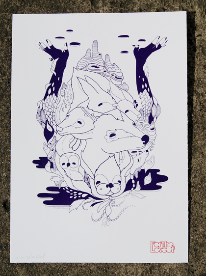 FTLO CHANGE Ltd Ed screenprint signed by artist, Artist: Gaetan Billault, PRICE: €20 (Edition of 20)