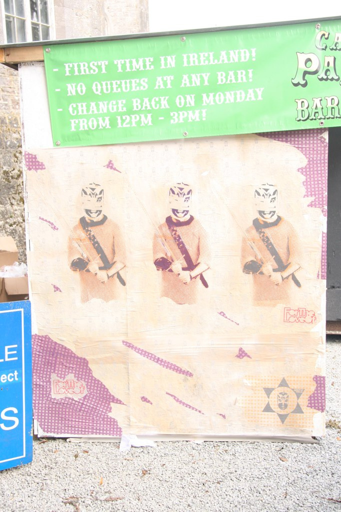 "FTLO Castlepalooza" site paste-up (Shane O'Driscoll)