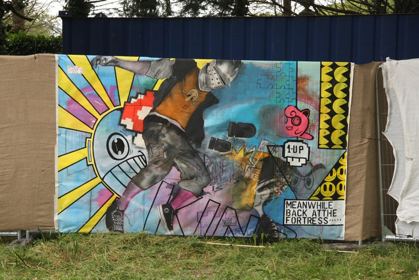 "FTLO Castlepalooza" site artwork (Kieran Herlihy)