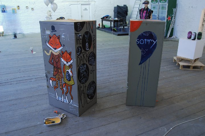 Mick Minogue and Steve McCarthy's illustrated filing cabinets