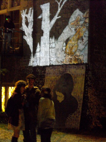 Castle projection courtesy of Geppetto Co:Lab