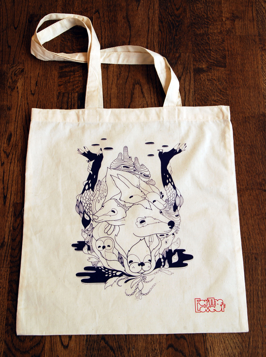 FTLO Tote bag. Artist: Gaetan Billault PRICE: €10