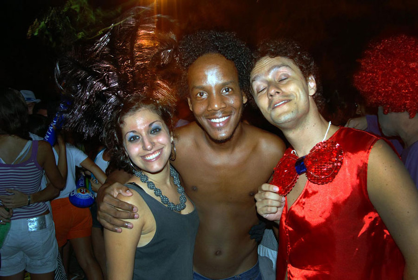 Bloco Vem ni Mim que Sou Facinha, no Rio de Janeiro.  Fevereiro de 2010