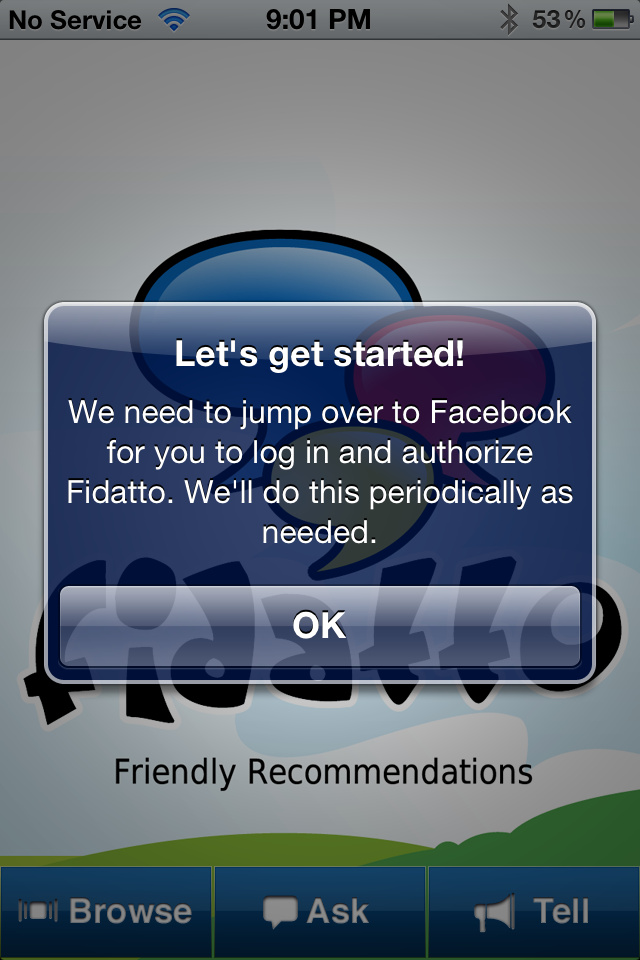 iOS app for Fidatto