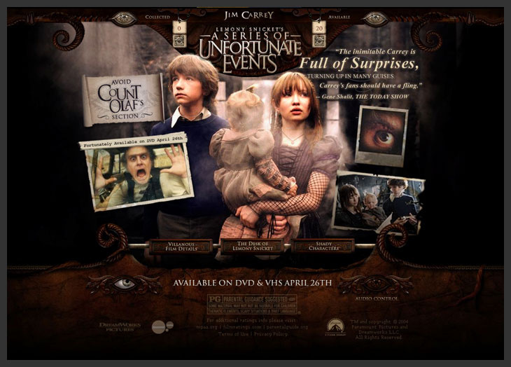 Lemony Snicket's A Series of Unfortunate Events • Keyart & LIAA Award Winner