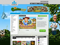 Yabox Homepage - Casual Gaming Site